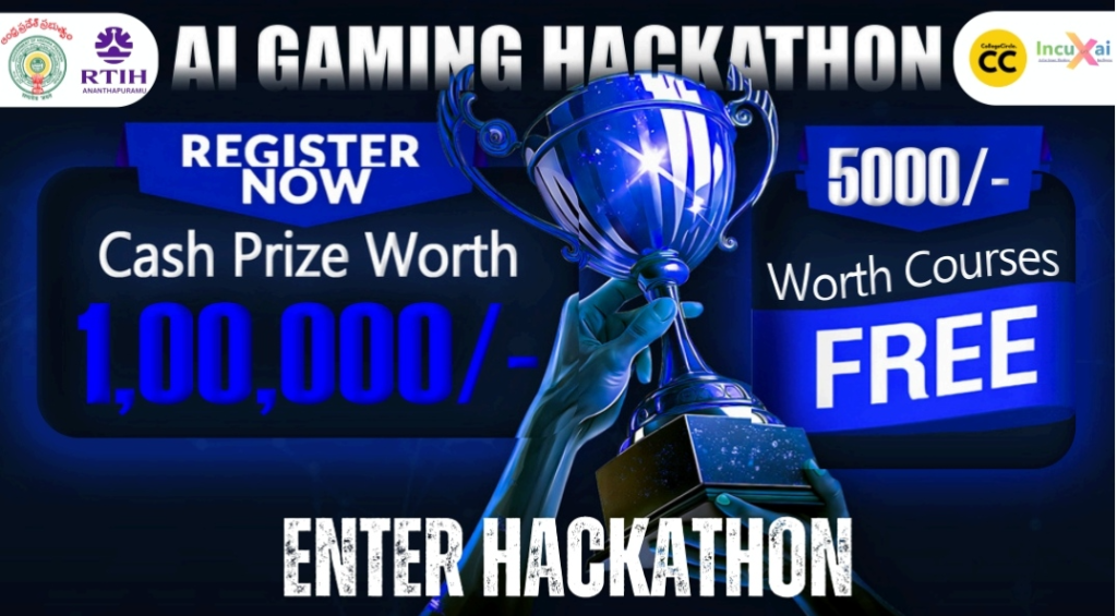 AI Gaming Hackathon Flyer